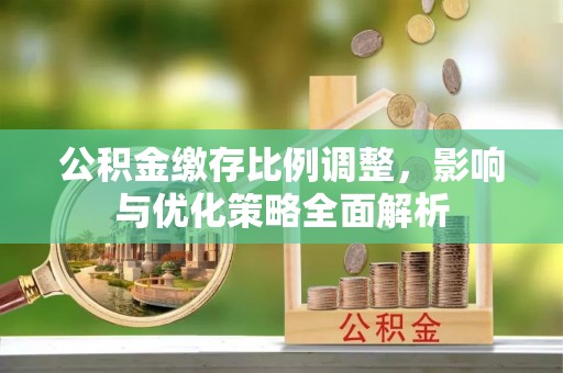 赛罕公积金缴存比例调整，影响与优化策略全面解析