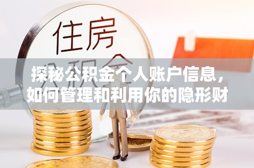 赛罕探秘公积金个人账户信息，如何管理和利用你的隐形财富
